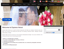 Tablet Screenshot of expresswedding.eu